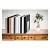 Maul acryl boekensteunen transparant 13 x 10 x 10 cm (2 stuks) 3513505 402196 - 5
