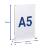 Maul acryl tafelstandaard Vision magnetisch (A5) 354893 - 2