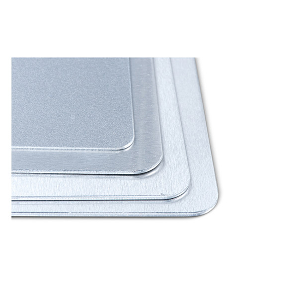 Maul aluminium boekensteunen 10 x 10 x 8 cm (2 stuks) 3527308 402273 - 3