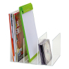 Maul boekenstandaard met 3 vakken acryl transparant 20,8 x 27 x 15,8 cm 1958505 402224 - 2