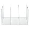 Maul boekenstandaard met 3 vakken acryl transparant 20,8 x 27 x 15,8 cm 1958505 402224 - 3