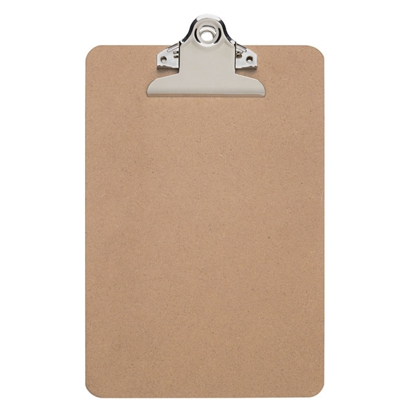 Houten A5 Klembord Brownwash (FSC mix) clipboard klem logo laser