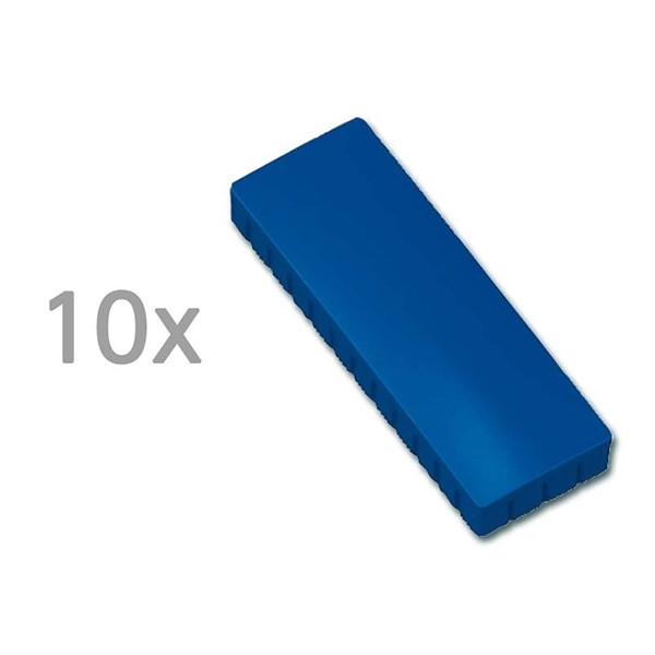 Maul magneten rechthoek 54 x 19 mm blauw (10 stuks) 6165035 402089 - 1