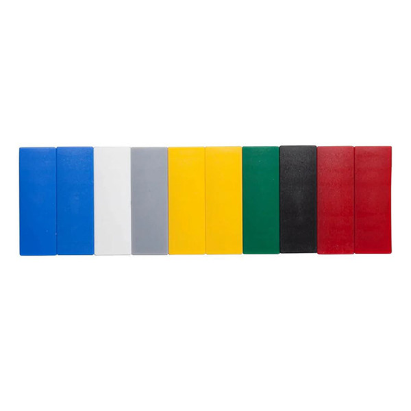 Maul magneten rechthoek 54 x 19 mm gekleurd (10 stuks) 6165099 402240 - 1