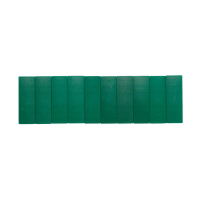 Maul magneten rechthoek 54 x 19 mm groen (10 stuks) 402407