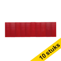 Maul magneten rechthoek 54 x 19 mm rood (10 stuks) 402088