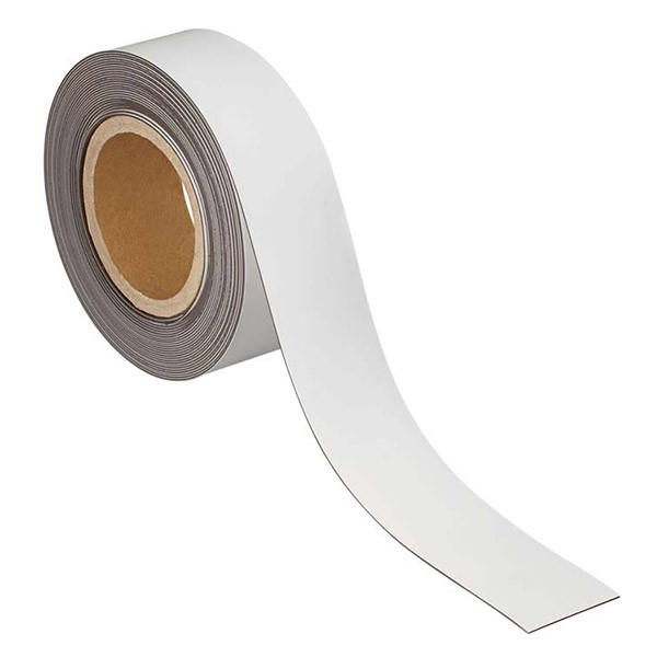 Maul magnetische etiketband uitwisbaar wit 5 cm x 10 m 6524902 402127 - 1