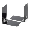 Maul metalen boekensteunen zwart 14 x 8,5 x 14 cm (2 stuks) 3501090 402187