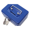 Maul stalen geldkist blauw met muntgleuf (12,5 x 10,5 x 6 cm) 402236 - 3