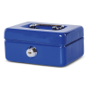Maul stalen geldkist blauw met muntgleuf (12,5 x 10,5 x 6 cm) 402236 - 5