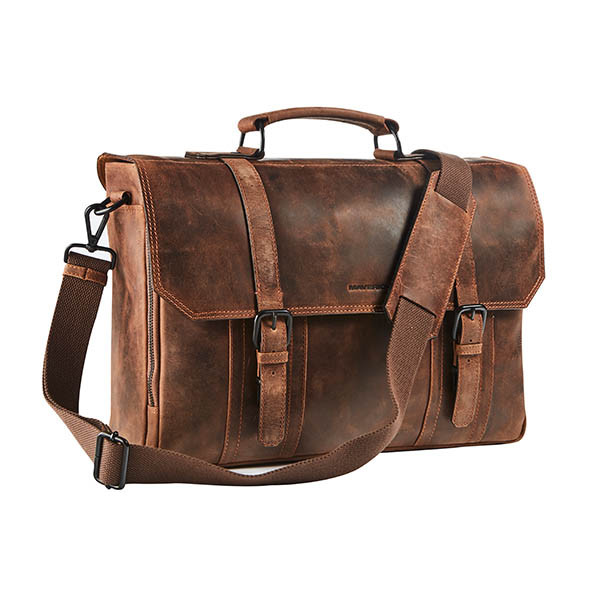 Maverick lederen aktentas met laptopvak 15,6 inch 229900 - 1