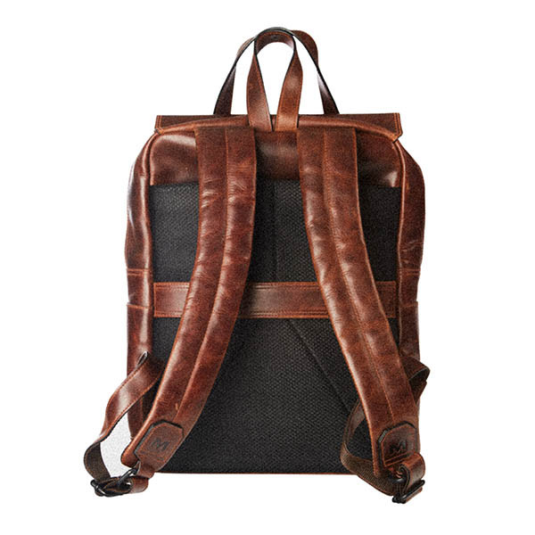 Maverick lederen rugzak met laptopvak 15,6 inch 229903 - 2