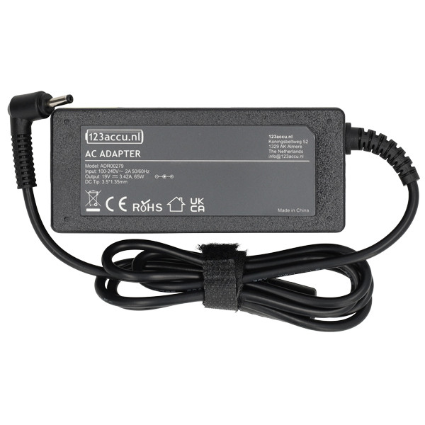 Medion adapter (19 V, 3.42 A, 65 W, 123accu huismerk) 40047348 40047348FSP 40049091 40057145 40057145FSP ADR00279 - 2