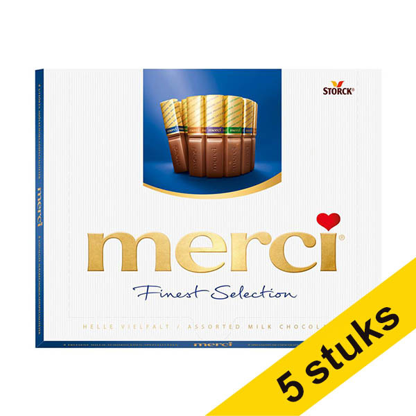 Aanbieding: 5x Merci Melk 250 gram 200352 - 1