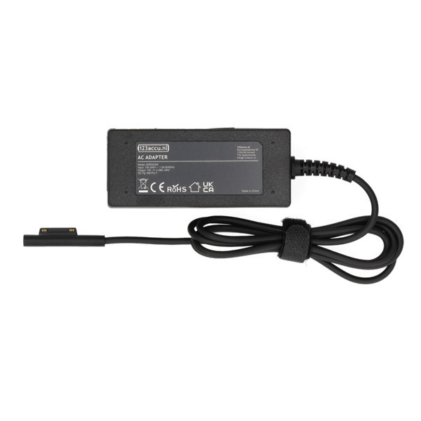 Microsoft Pro 7 adapter (15 V, 2.58 A, 44 W, 123accu huismerk) ADR00305 - 2