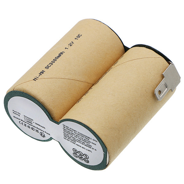 Miele S242000 accu (2.4 V, 3000 mAh, 123accu huismerk) AMI00668 - 1