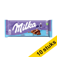 Aanbieding: 10x Milka Bubbly chocoladereep 90 gram