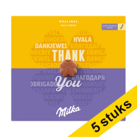 Aanbieding: 5x Milka Chocolade Pralines Thank You 110 gram