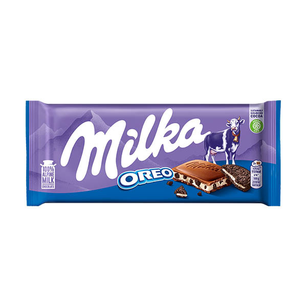 Milka Oreo chocoladereep 100 gram 137184 - 1