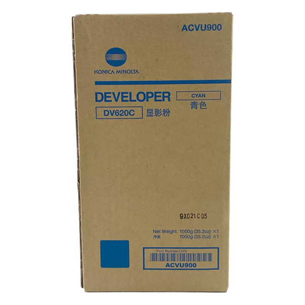 Minolta Konica Minolta DV-620C (ACVU900) developer cyaan (origineel) ACVU900 073394 - 1