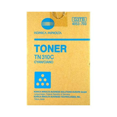 Minolta Konica Minolta TN-310C (4053-703) toner cyaan (origineel) 4053-703 072098 - 1