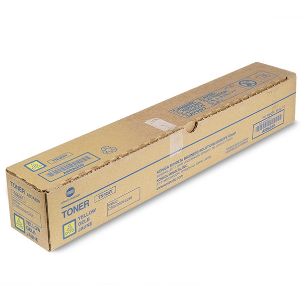 Minolta Konica Minolta TN-324Y (A8DA250) toner geel (origineel) A8DA250 904064 - 1