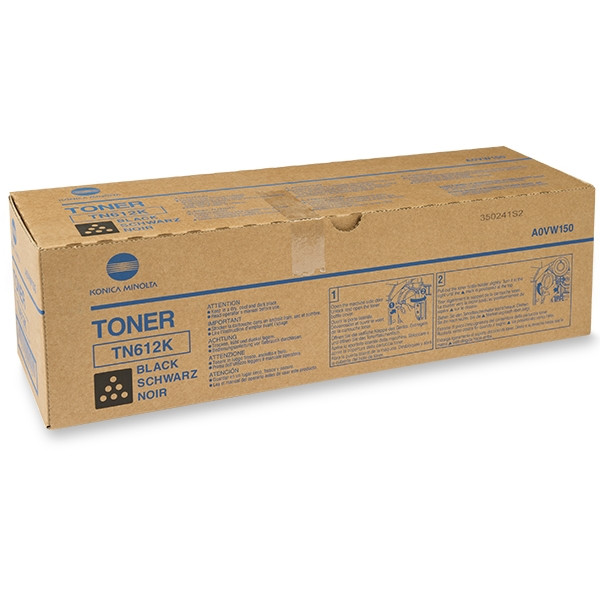 Minolta Konica Minolta TN-612K (A0VW150) toner zwart (origineel) A0VW150 072438 - 1