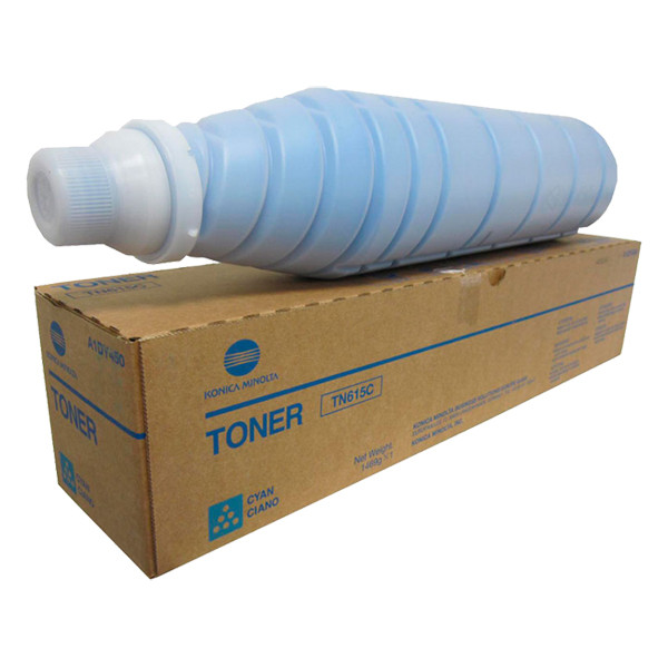 Minolta Konica Minolta TN-615C (A1DY450) toner cyaan (origineel) A1DY450 072534 - 1