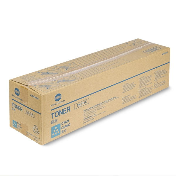 Minolta Konica Minolta TN-711C (A3VU450) toner cyaan (origineel) A3VU450 072624 - 1