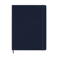 Moleskine XL 12 maanden weekagenda 2026 hardcover saffier blauw 262547