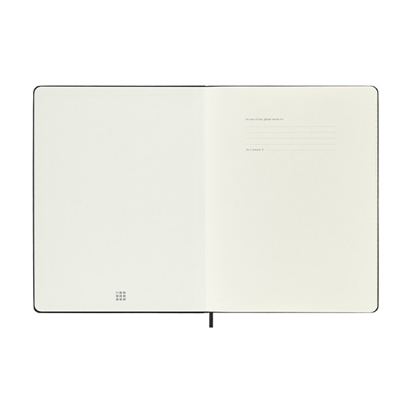 Moleskine XL 12 maanden weekagenda 2026 hardcover zwart 262546 - 2