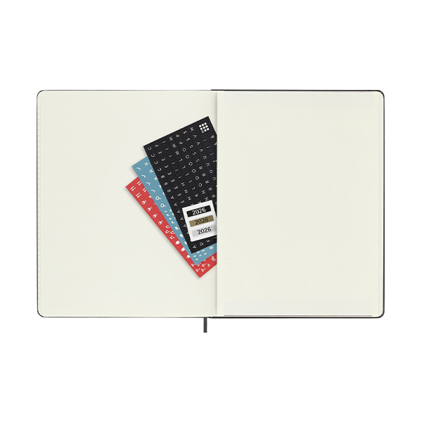 Moleskine XL 12 maanden weekagenda 2026 hardcover zwart 262546 - 5