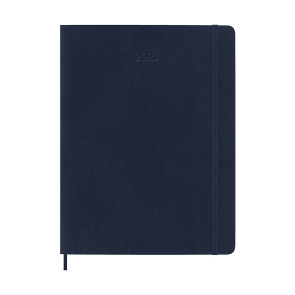 Moleskine XL 12 maanden weekagenda 2027 softcover saffier blauw EN 440049 - 1