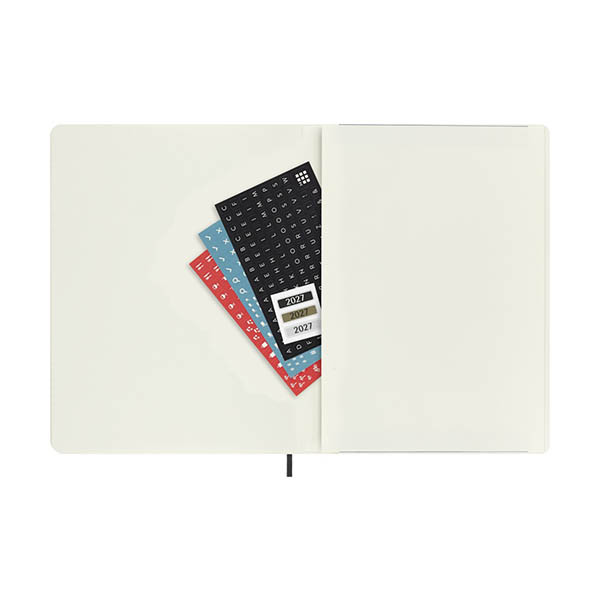 Moleskine XL 18 maanden weekagenda 2026-2027 softcover zwart EN 440041 - 5