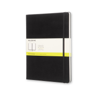 Moleskine XL notitieboek blanco hard cover zwart IMQP092 313065