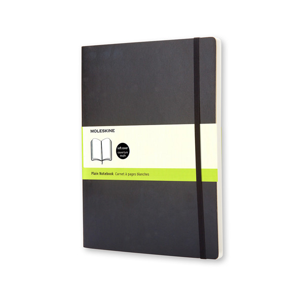 Moleskine XL notitieboek blanco soft cover zwart IMQP623 313066 - 1