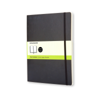 Moleskine XL notitieboek blanco soft cover zwart IMQP623 313066