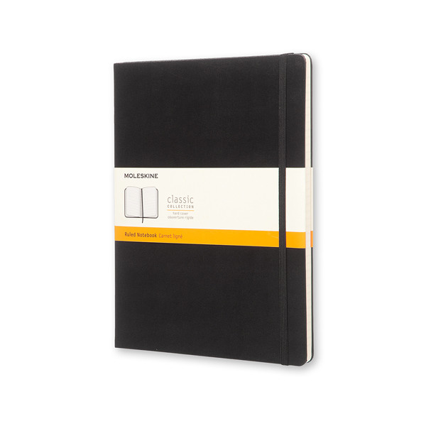 Moleskine XL notitieboek gelinieerd hard cover zwart IMQP090 313079 - 1