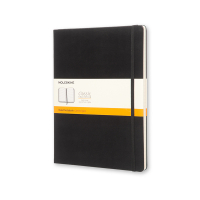 Moleskine XL notitieboek gelinieerd hard cover zwart IMQP090 313079