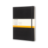 Moleskine XL notitieboek gelinieerd hard cover zwart