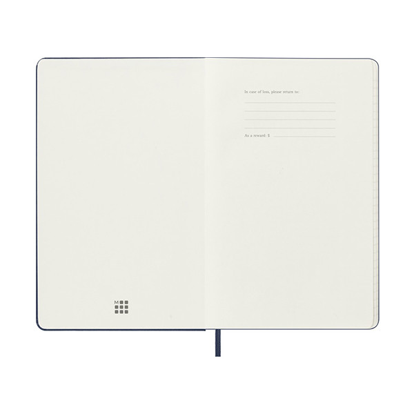 Moleskine large 18 maanden weekagenda 2025/2026 hardcover saffier blauw DHB2018WN3Y26 262539 - 5