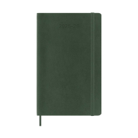 Moleskine large 18 maanden weekagenda 2025/2026 softcover mirte groen DSK1518WN3Y26 262544