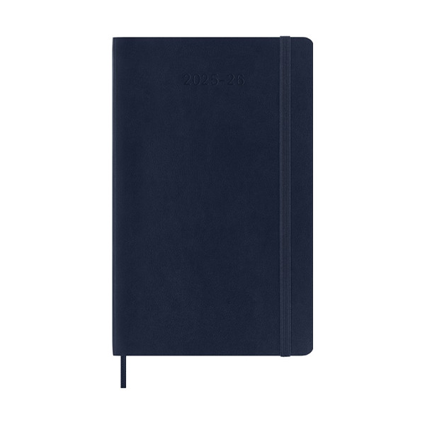 Moleskine large 18 maanden weekagenda 2025/2026 softcover saffier blauw DSB2018WN3Y26 262543 - 1