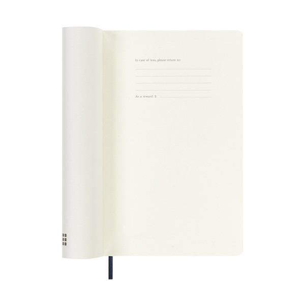 Moleskine large 18 maanden weekagenda 2025/2026 softcover saffier blauw DSB2018WN3Y26 262543 - 6