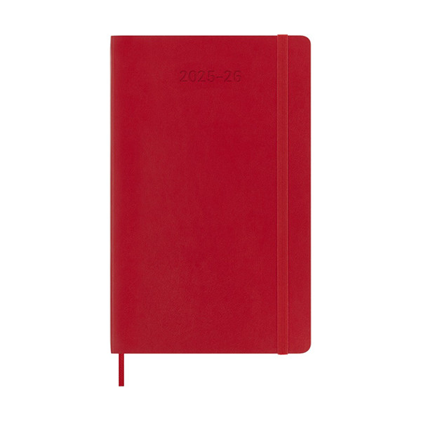 Moleskine large 18 maanden weekagenda 2025/2026 softcover scharlaken rood DSF218WN3Y26 262542 - 1