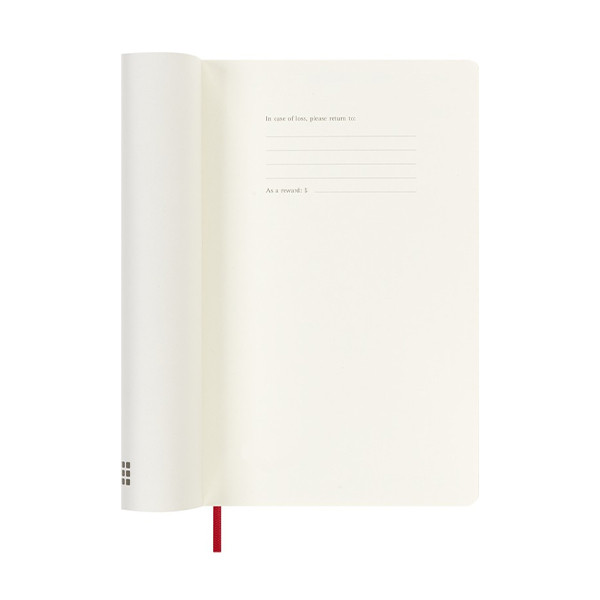 Moleskine large 18 maanden weekagenda 2025/2026 softcover scharlaken rood DSF218WN3Y26 262542 - 6