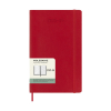 Moleskine large 18 maanden weekagenda 2025/2026 softcover scharlaken rood DSF218WN3Y26 262542 - 2