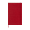 Moleskine large 18 maanden weekagenda 2026-2027 hardcover scharlaken rood EN 440038 - 1