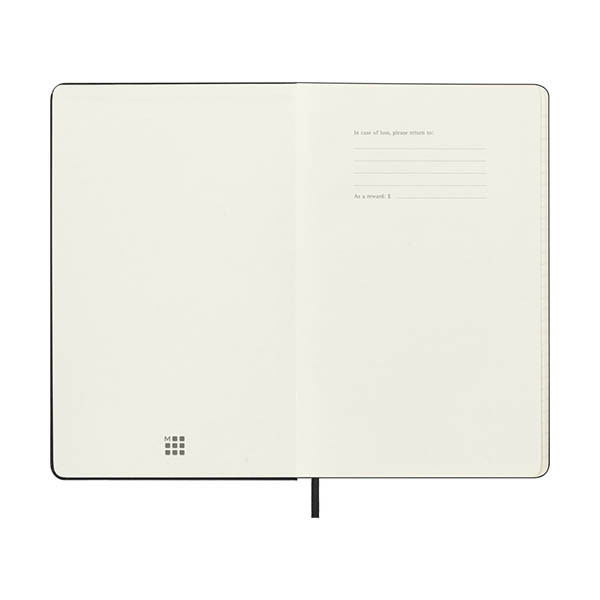 Moleskine large 18 maanden weekagenda 2026-2027 hardcover zwart (horizontaal) EN 440045 - 2