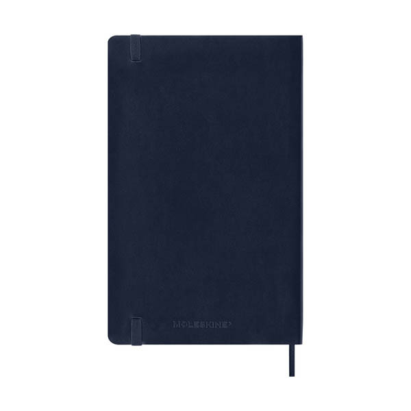 Moleskine large 18 maanden weekagenda 2026-2027 softcover saffier blauw EN 440043 - 6